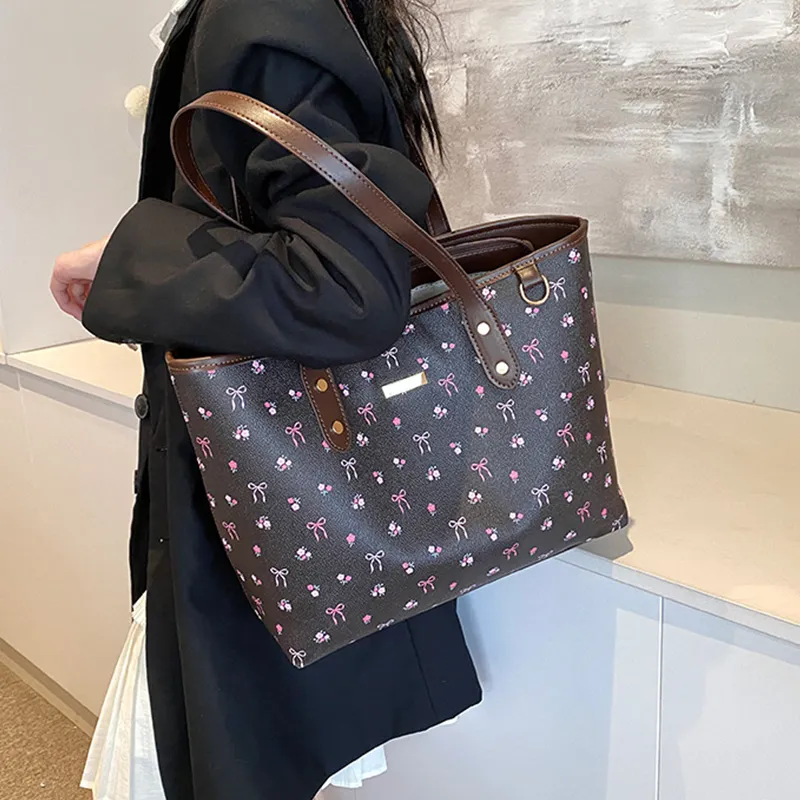Dusen Kangaroo PU Tote Women's Pink-9