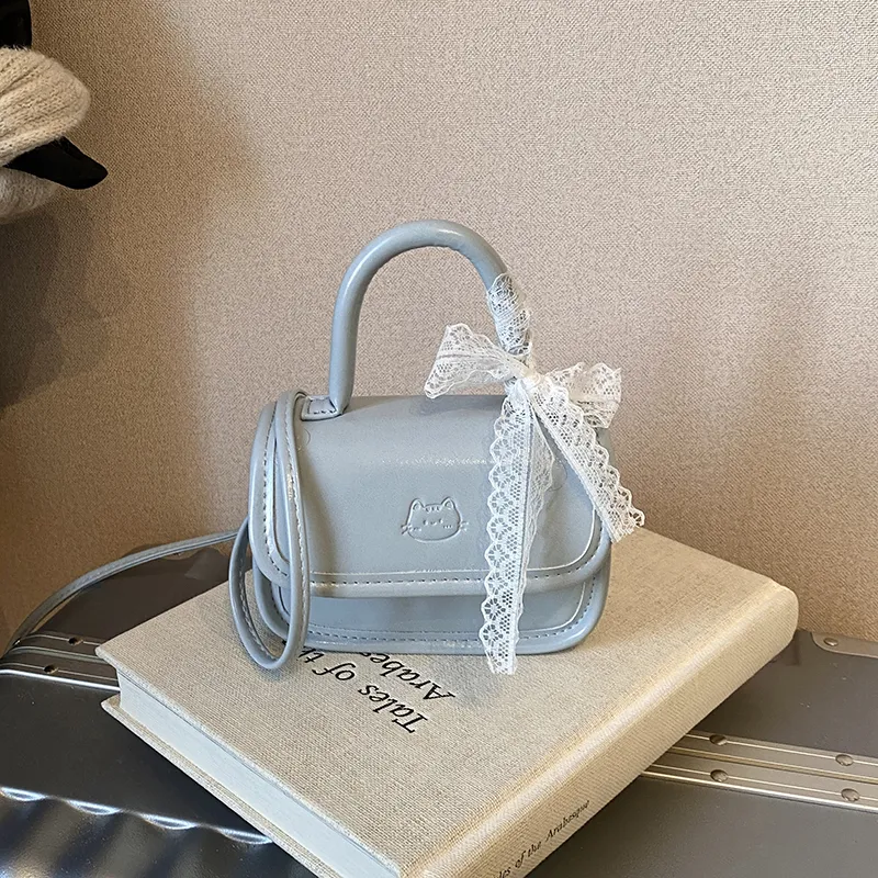 Dusen Kangaroo PU Crossbody Bag Regular Women's White/Silver/Black/Blue/Pink-16