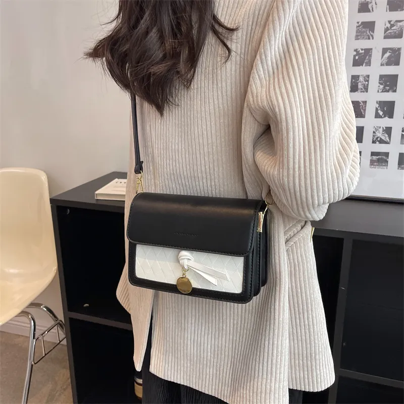 Dusen Kangaroo PU Crossbody Bag Regular Women's Multicolor-5