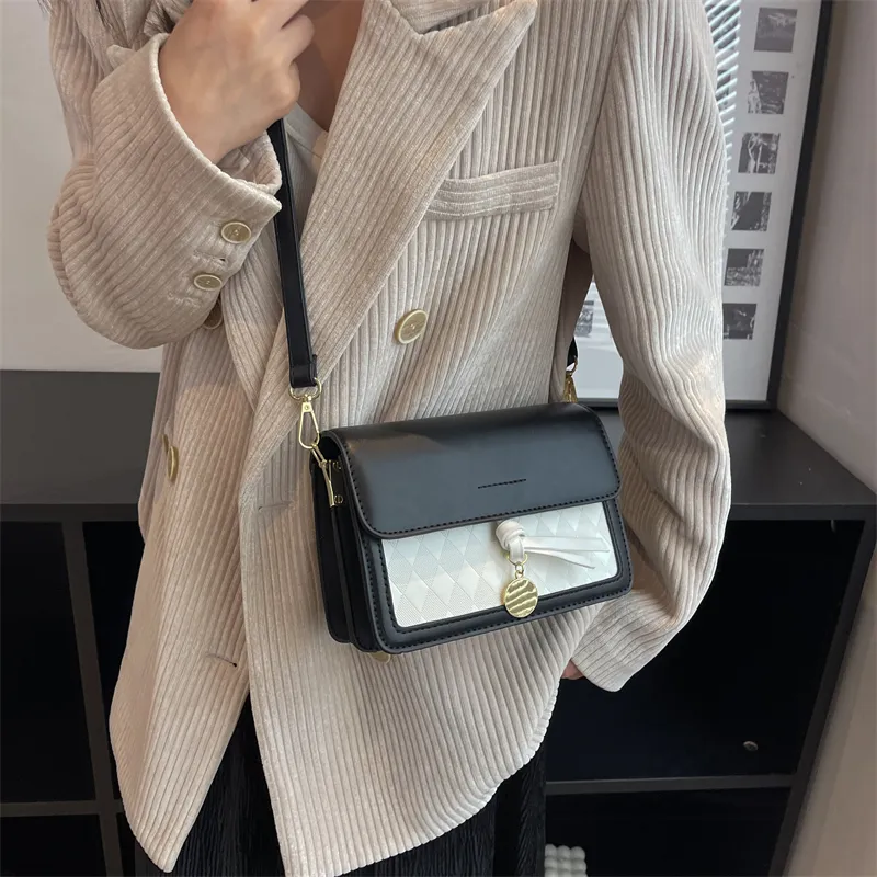 Dusen Kangaroo PU Crossbody Bag Regular Women's Multicolor-3