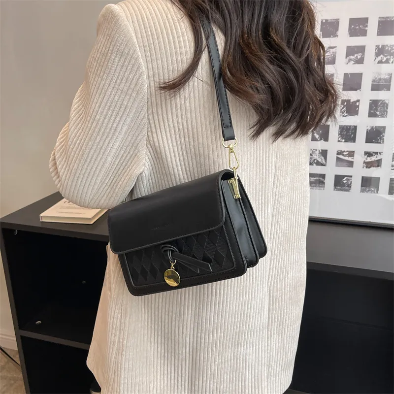 Dusen Kangaroo PU Crossbody Bag Regular Women's Multicolor-17