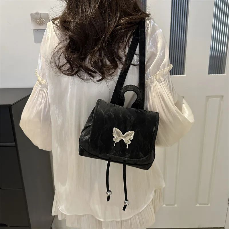 Dusen Kangaroo PU Backpack Women's White/Silver/Multicolor-16