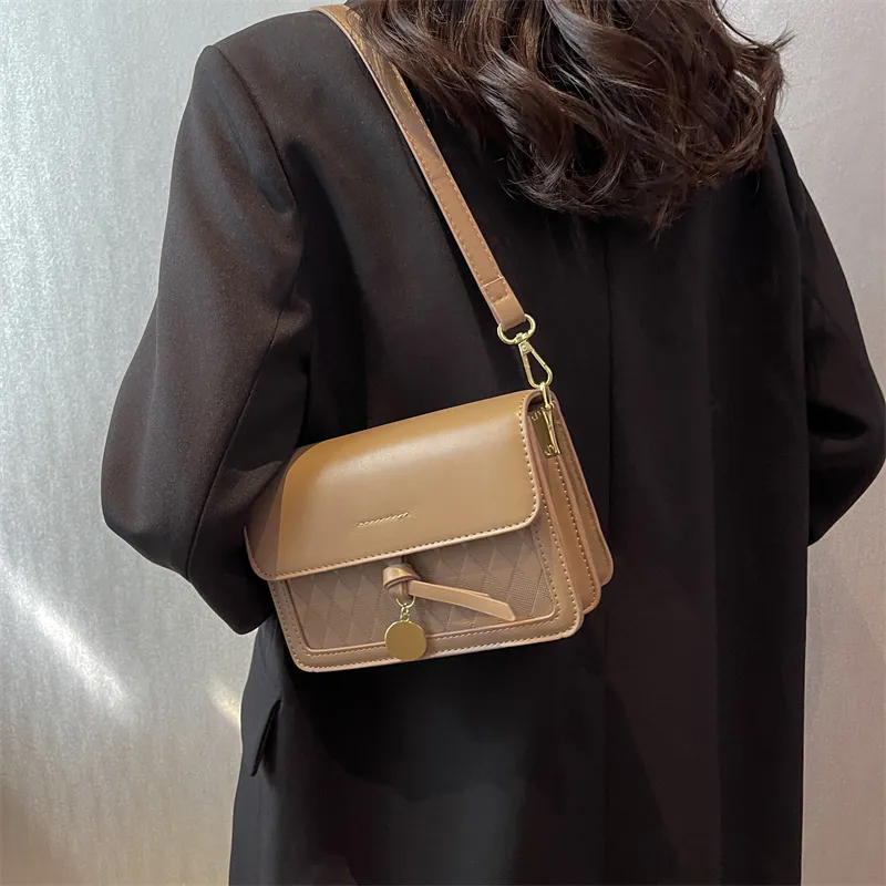 Dusen Kangaroo PU Crossbody Bag Regular Women's Multicolor-20