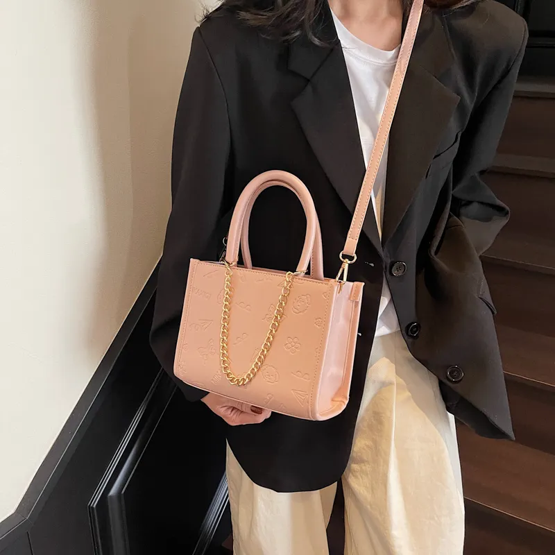 Dusen Kangaroo PU Handbag Women's Multicolor-13