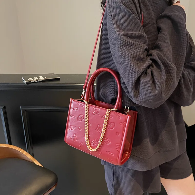 Dusen Kangaroo PU Handbag Women's Multicolor-17