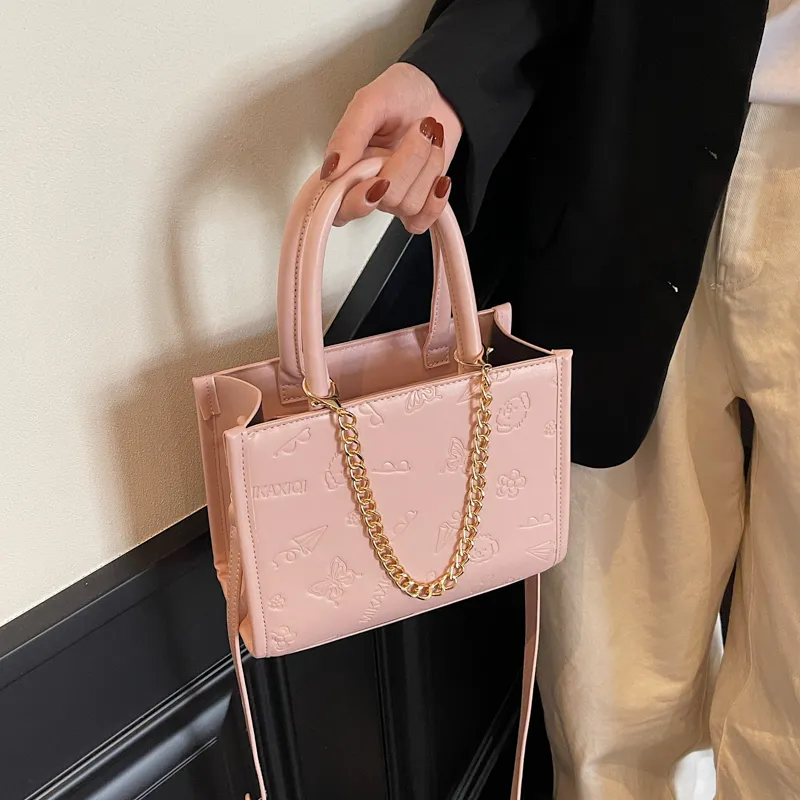 Dusen Kangaroo PU Handbag Women's Multicolor-15