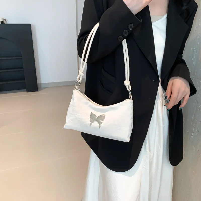 Dusen Kangaroo PU Crossbody Bag Regular Women's Blue/Pink/White/Black-22