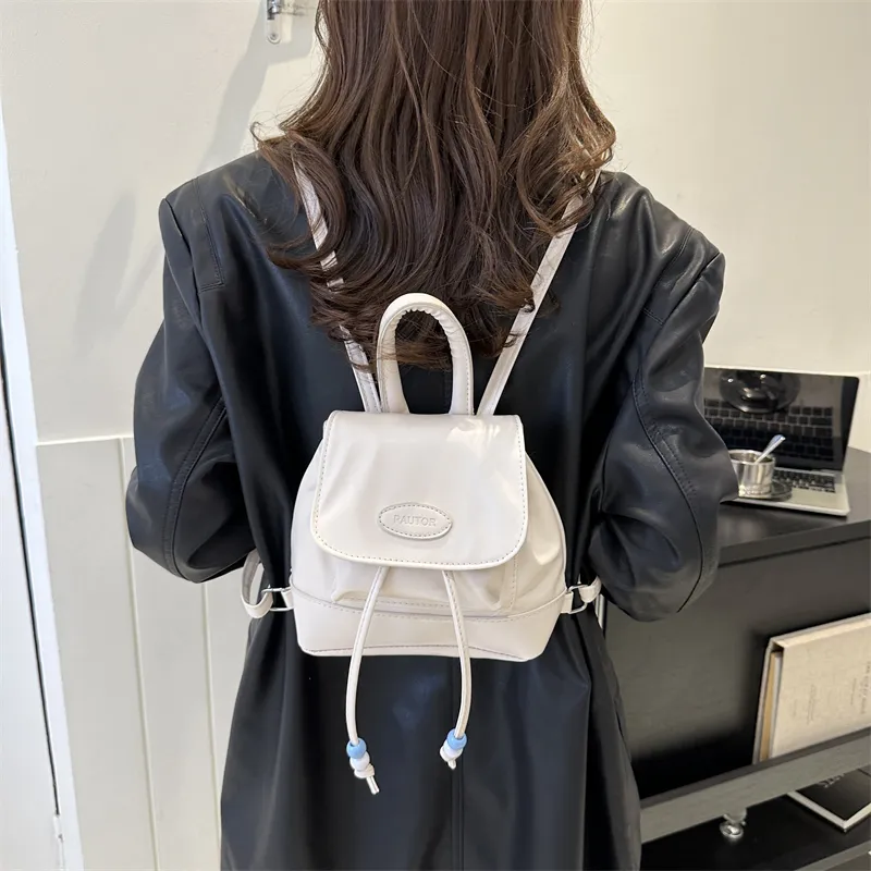 Dusen Kangaroo PU Handbag, Shoulder Bag, Backpack Regular Women's Black/Silver/Pink/Brown-31