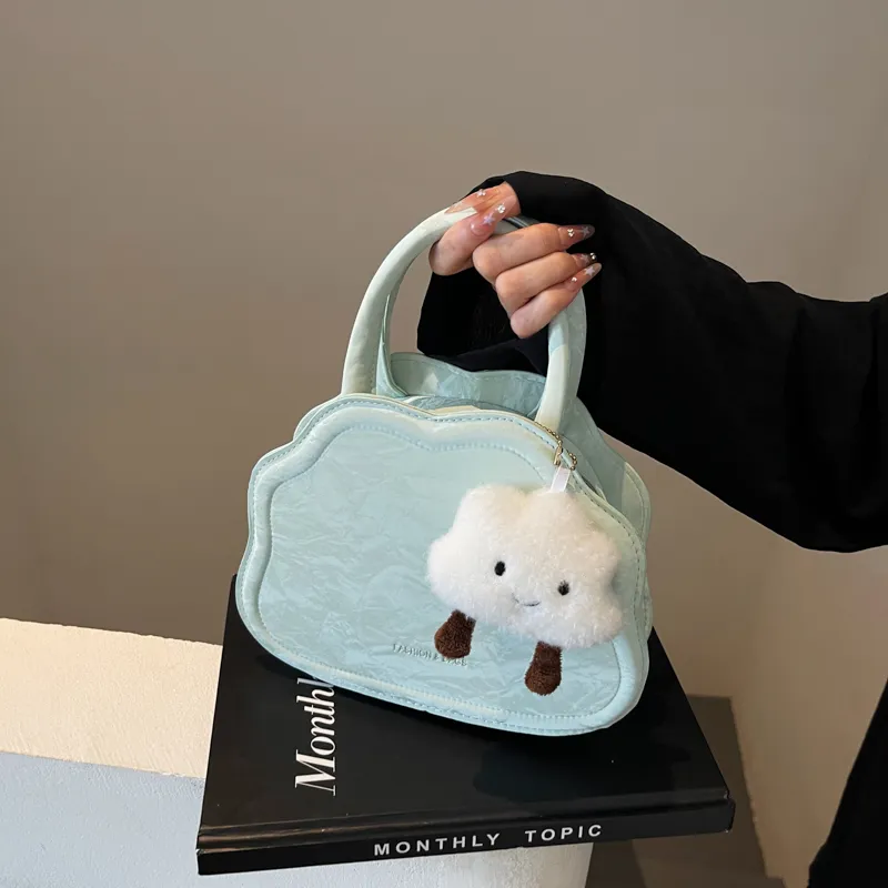 Dusen Kangaroo PU Crossbody Handbag Regular Women's Multicolor-14