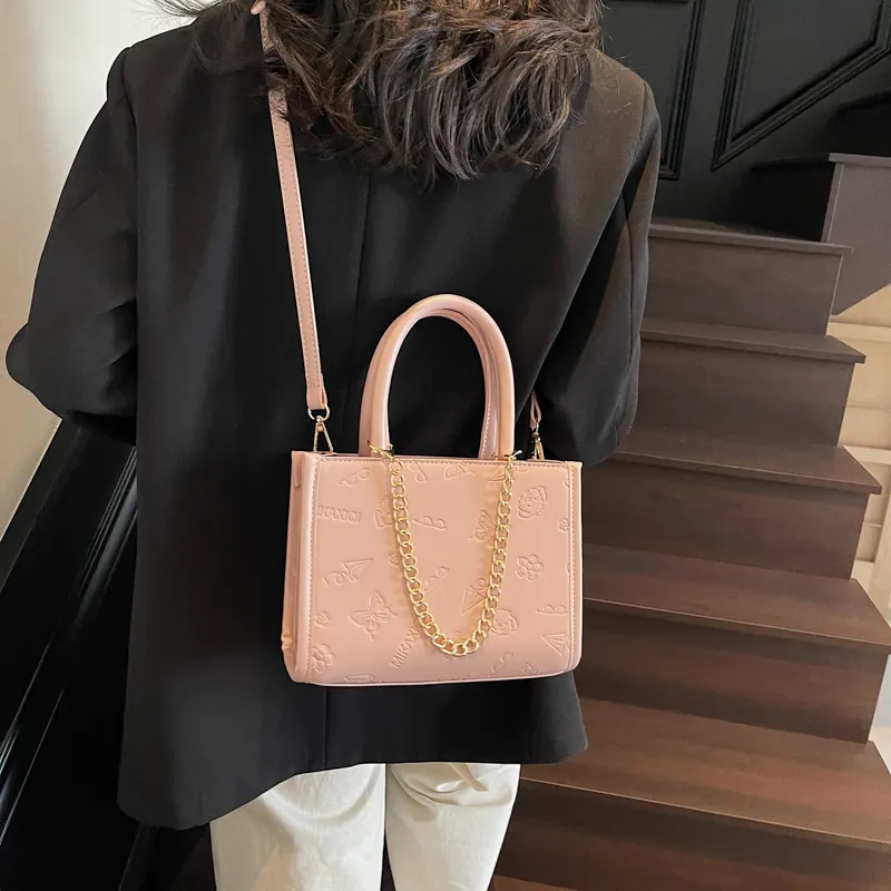 Dusen Kangaroo PU Handbag Women's Multicolor-11