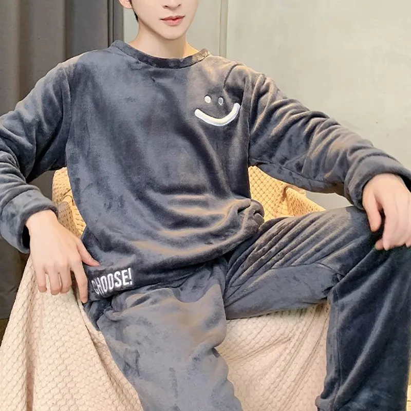 Xiang Ning Pai Pajama Set Men's Premium Gray-2
