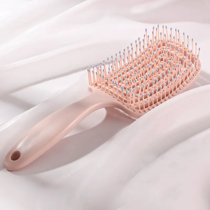 Xiang Ning Pai Rib Comb For Women's Oily Hair Styling, High Crown Volumizing, Large Curved Comb, Massage Comb Massage-1