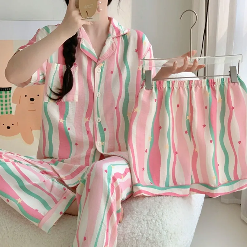 Xiang Ning Pai Pajama Set Women's Pink-5