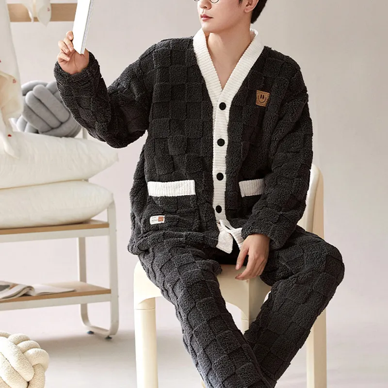 Xiang Ning Pai Pajama Set Unisex Night Black-2