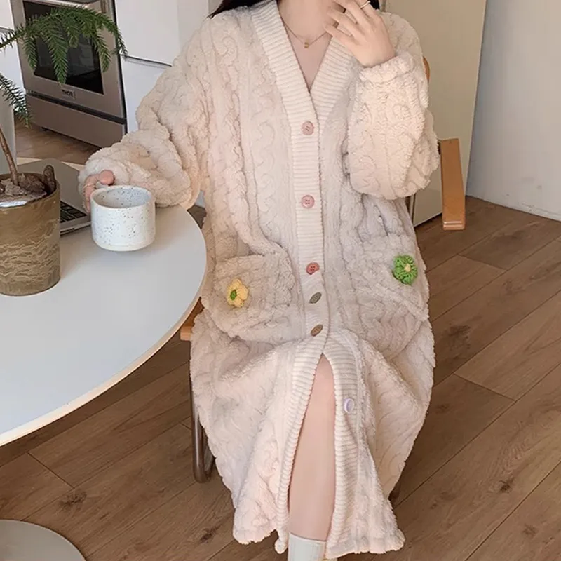 Xiang Ning Pai Women's Nightgowns-11