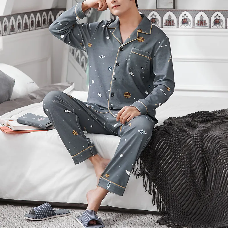 Xiang Ning Pai Men Pajama Sets-3