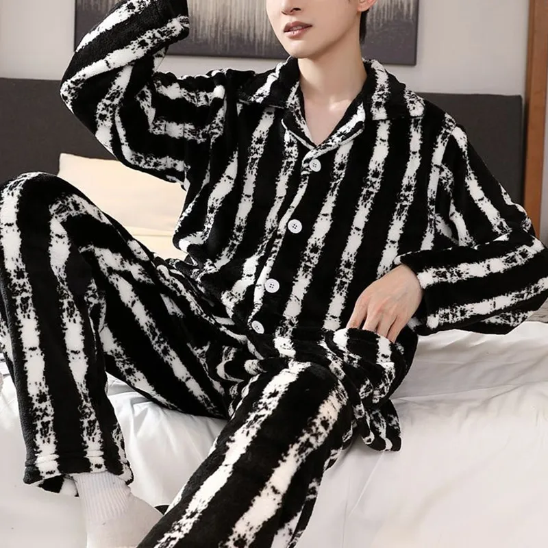Xiang Ning Pai Men Pajama Sets-4