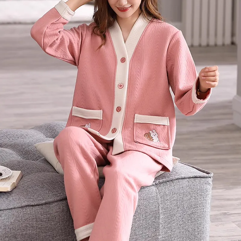 Xiang Ning Pai Women's Pajama Sets-2