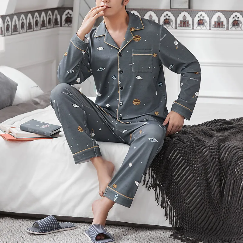 Xiang Ning Pai Men Pajama Sets-4