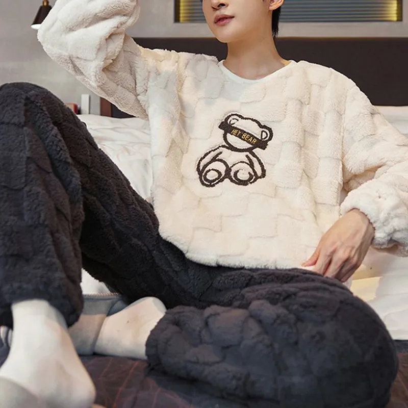 Xiang Ning Pai Pajama Men's White-2