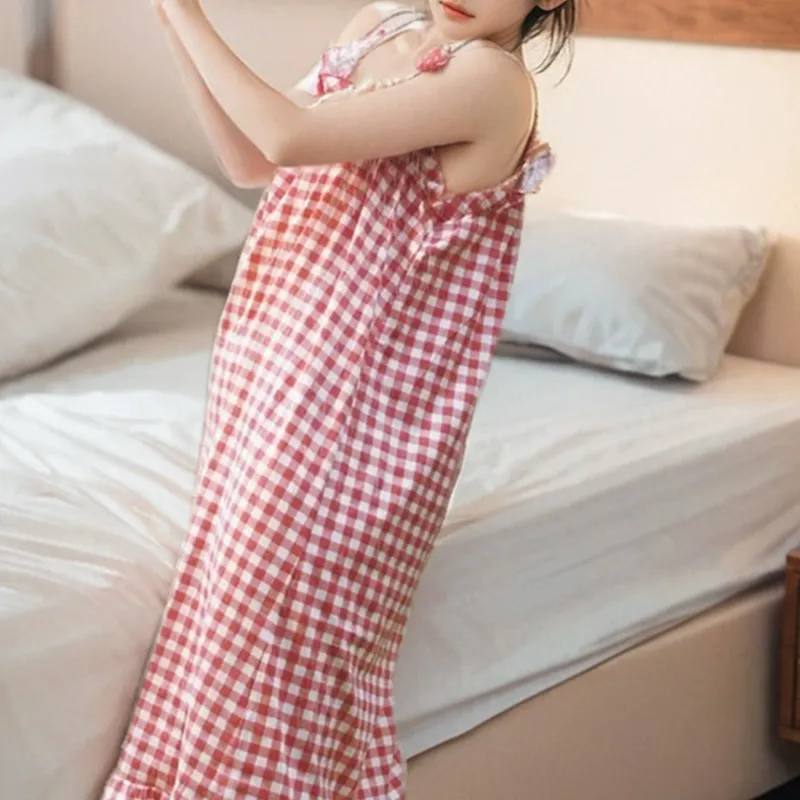 Xiang Ning Pai Nightgown Women's Red-2