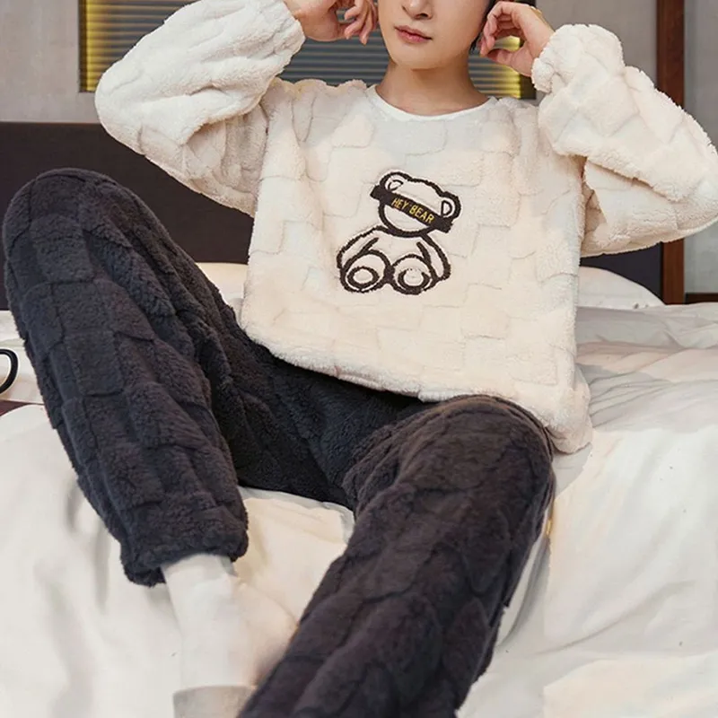 Xiang Ning Pai Pajama Men's White-4
