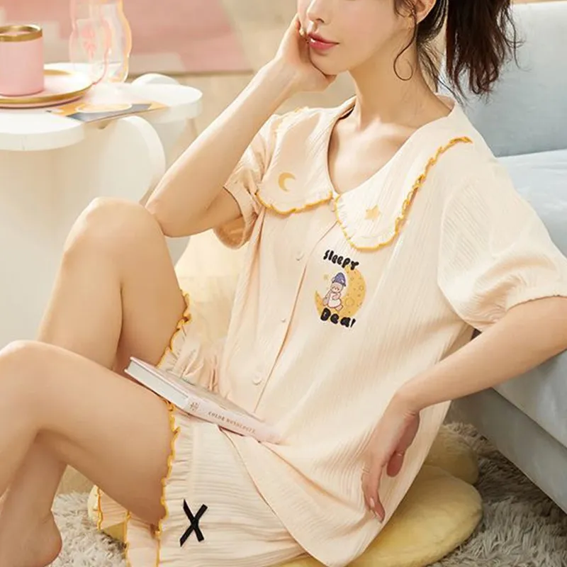 Xiang Ning Pai Pajama Set Women's Vibrant Orange-3