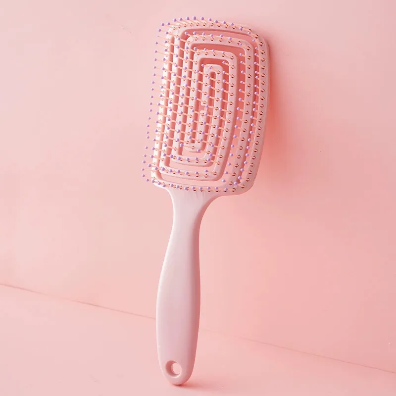 Xiang Ning Pai Rib Comb For Women's Oily Hair Styling, High Crown Volumizing, Large Curved Comb, Massage Comb Massage-4