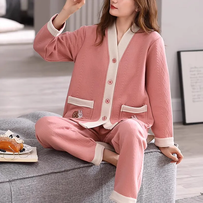 Xiang Ning Pai Women's Pajama Sets-3