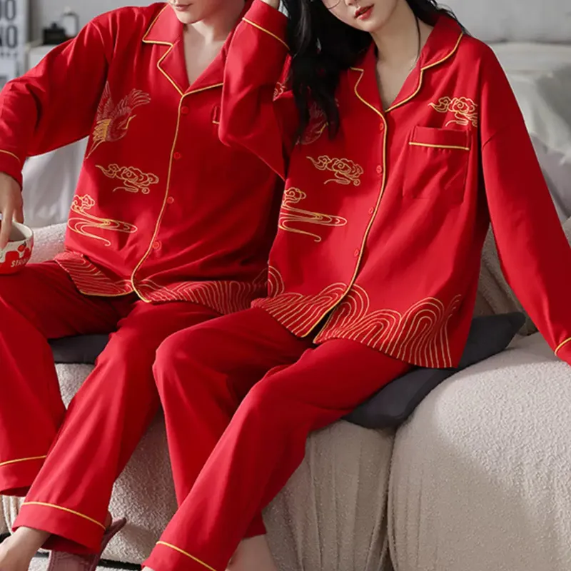 Xiang Ning Pai Unisex Pajama Sets-2
