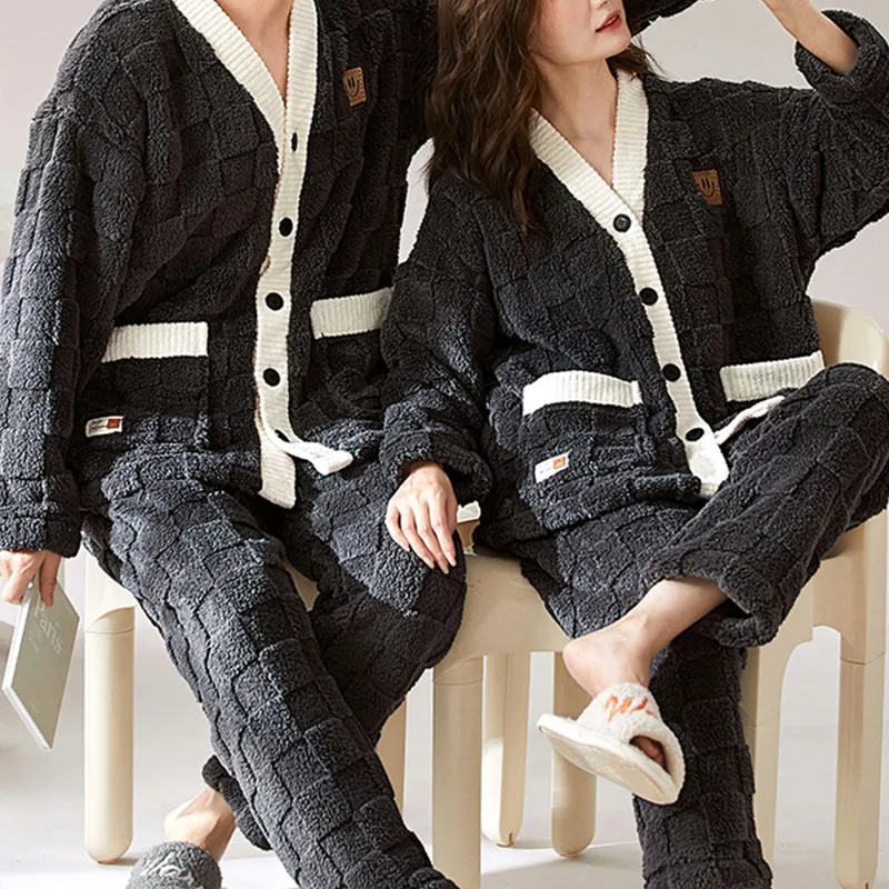 Xiang Ning Pai Pajama Set Unisex Night Black-1
