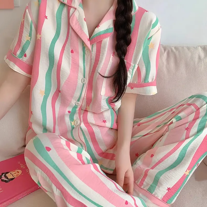 Xiang Ning Pai Pajama Set Women's Pink-4
