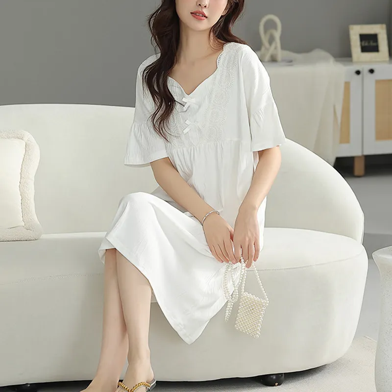 Xiang Ning Pai Nightgown Women's-5