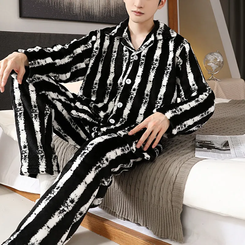 Xiang Ning Pai Men Pajama Sets-5
