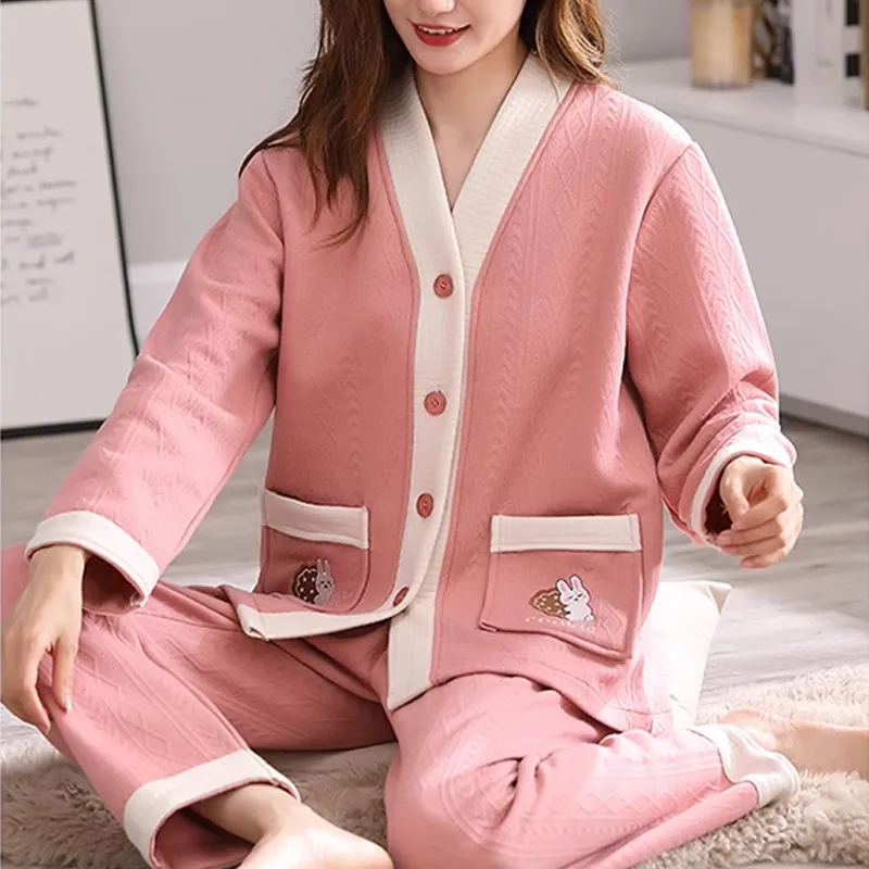 Xiang Ning Pai Women's Pajama Sets-5