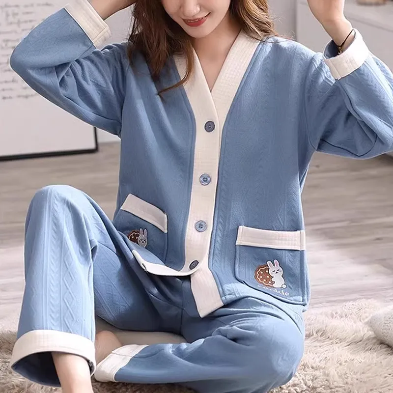 Xiang Ning Pai Women's Pajama Sets-11