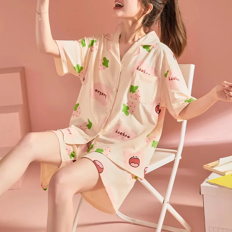 Xiang Ning Pai Pajama Set Women's Ecru-6