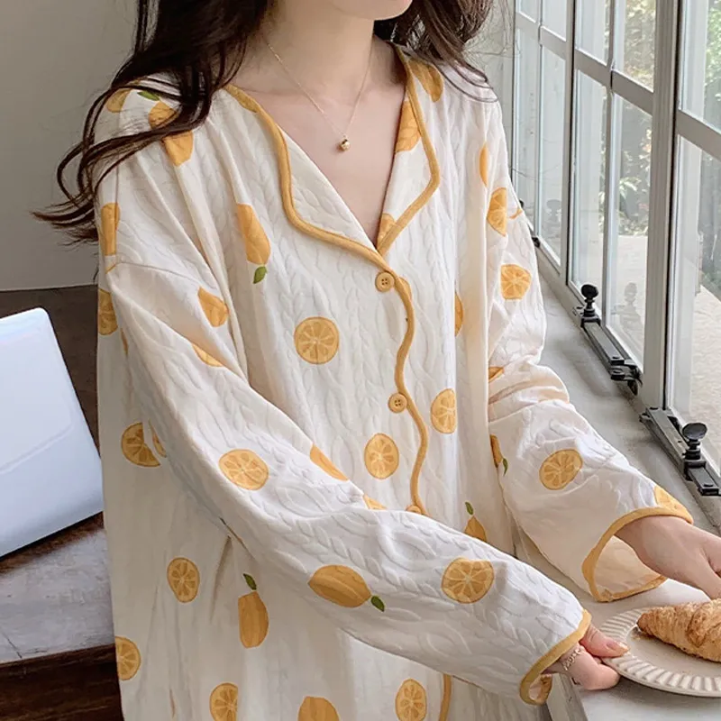 Xiang Ning Pai Pajama Set Women's Ecru-5