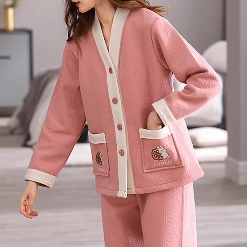 Xiang Ning Pai Women's Pajama Sets-4