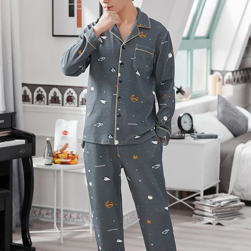 Xiang Ning Pai Men Pajama Sets-7