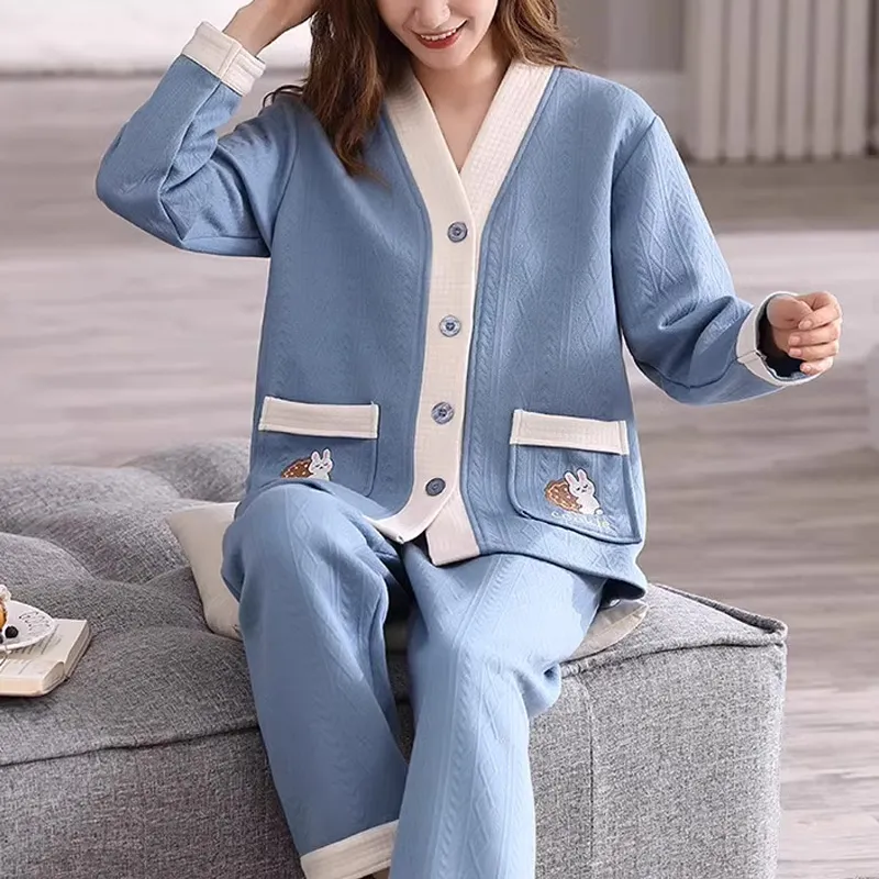 Xiang Ning Pai Women's Pajama Sets-9