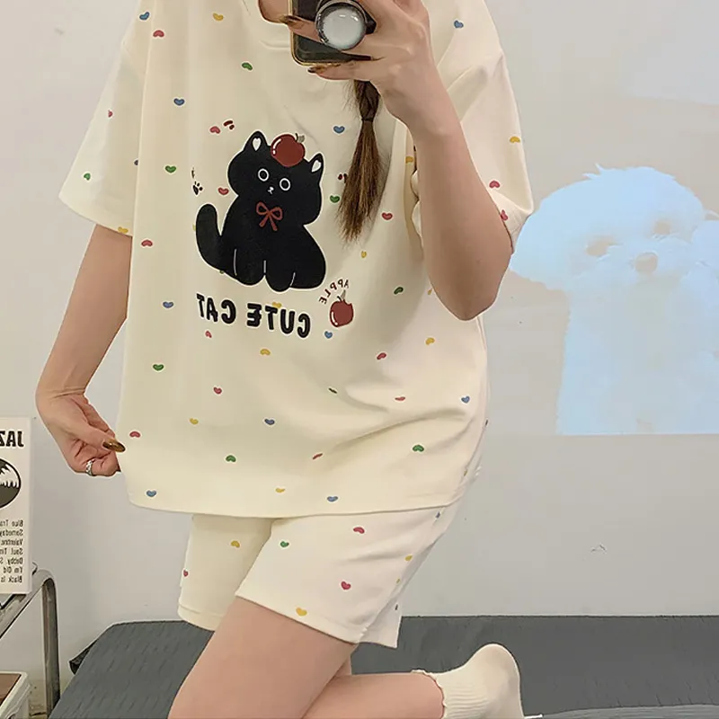 Xiang Ning Pai Pajama Set Women's Ecru-4