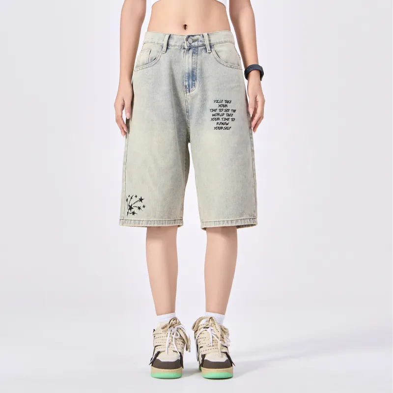 YZ Denim Shorts Unisex-16
