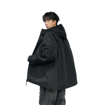 YZ Water Resistant Windproof Breathable Warm Windbreaker Jacket Unisex