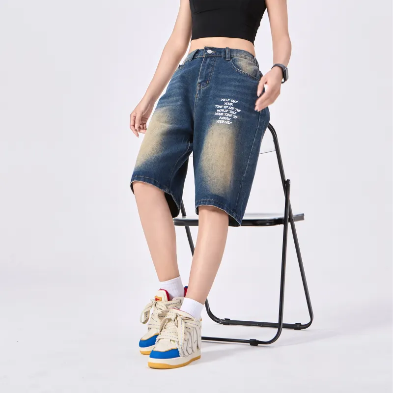YZ Denim Shorts Unisex-12