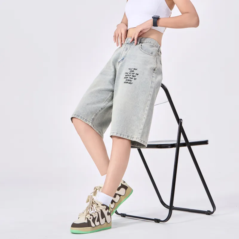YZ Denim Shorts Unisex-4