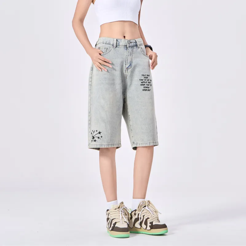 YZ Denim Shorts Unisex-5