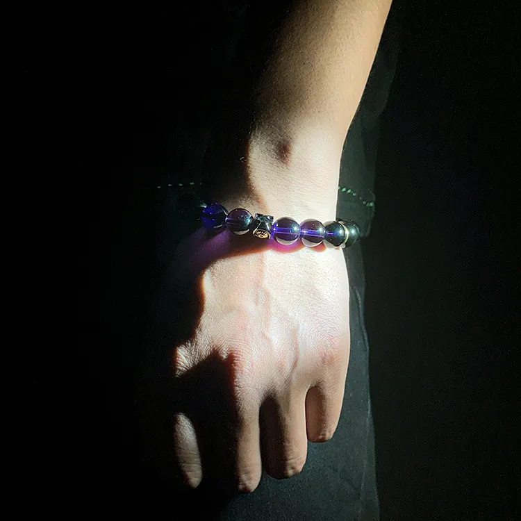 MOUNTAINS AND MANS Obsidian Jade Bracelets Unisex-1
