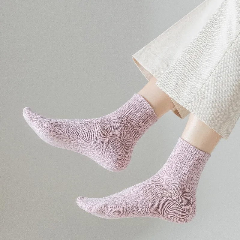 Yalu Mid Calf Socks Women's 5 Pack-6