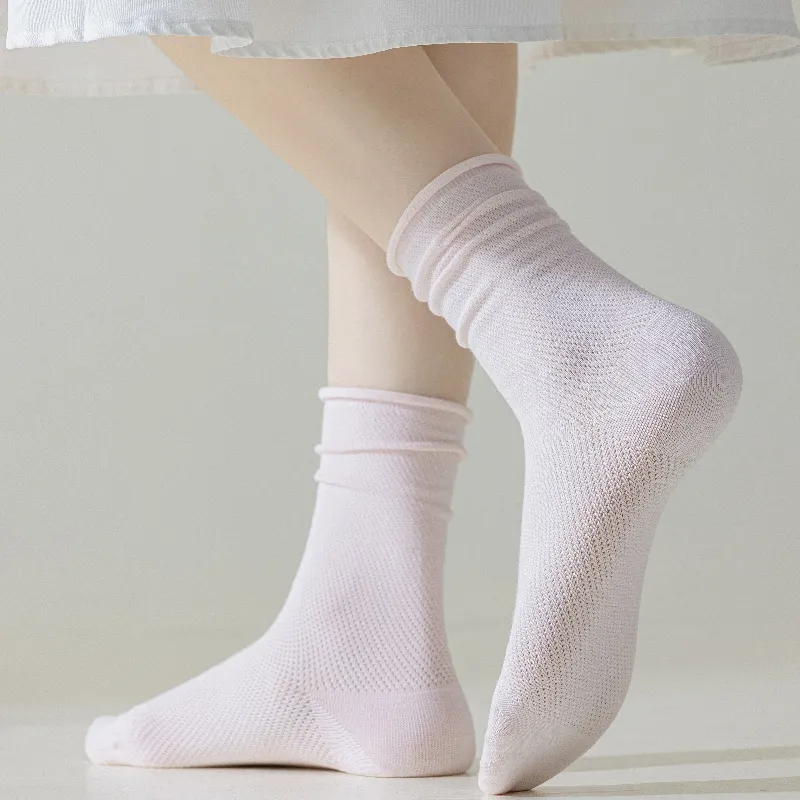 Yalu Mid Calf Socks Women's 6 Pack-11